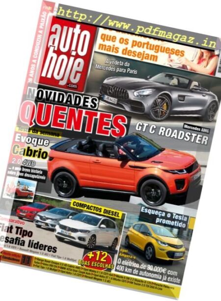 Autohoje – 15 Setembro 2016 Cover