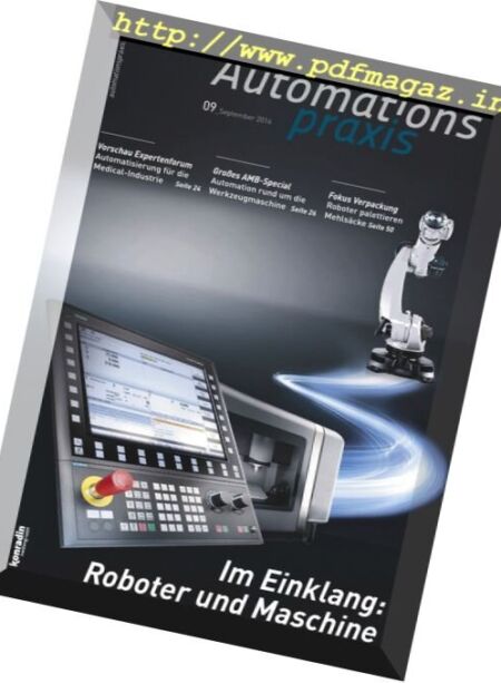 Automations Praxis – September 2016 Cover