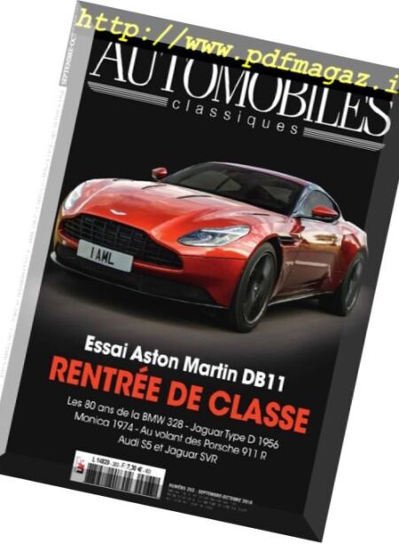 Automobiles Classiques – Septembre-Octobre 2016 Cover