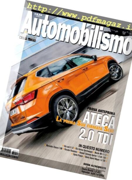 Automobilismo – Ottobre 2016 Cover