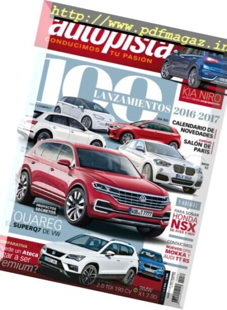 Autopista – 27 Septiembre 2016 Cover