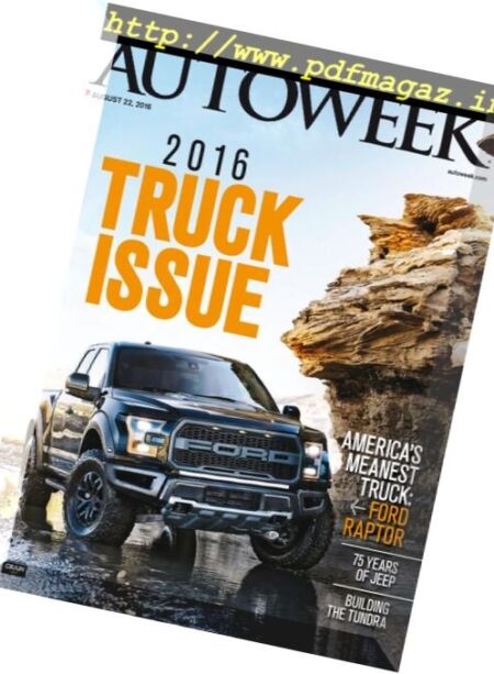 Autoweek – 22 August 2016 Cover