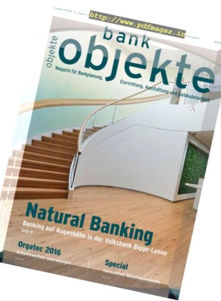 Bank Objekte Magazin – August 2016 Cover