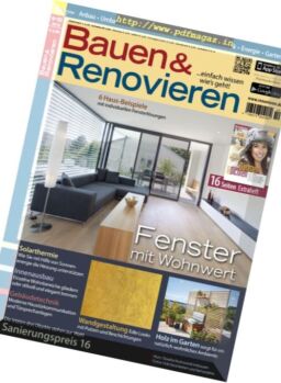 Bauen & Renovieren – September-Oktober 2016