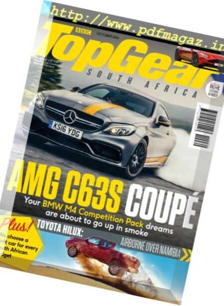BBC Top Gear South Africa – October 2016 Cover