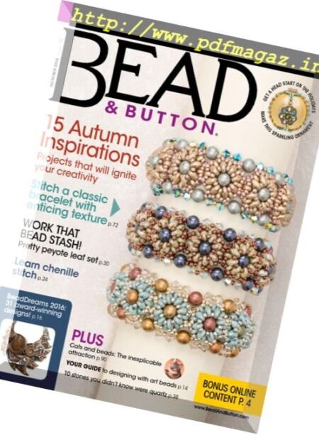 Bead & Button – October 2016 Cover