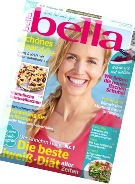 bella Germany – 7 September 2016 Cover