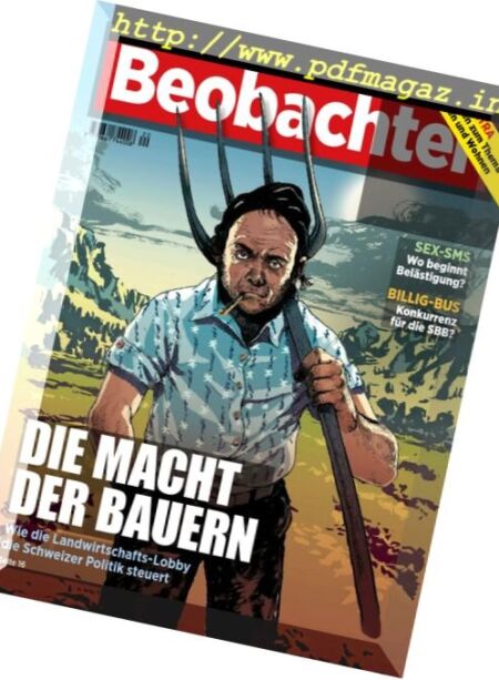 Beobachter – 30 September 2016 Cover