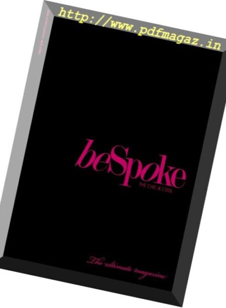 beSpoke – Issue 15, 2016 Cover