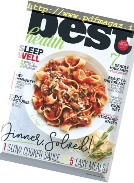 Best Health – October 2016 Cover