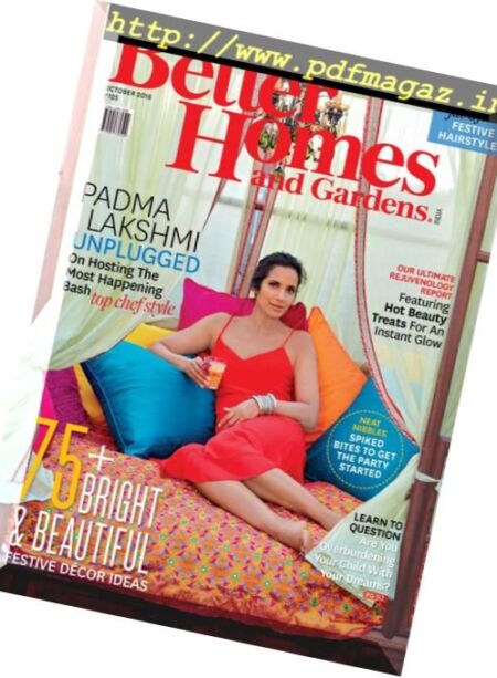 Better Homes & Gardens India – October 2016 Cover