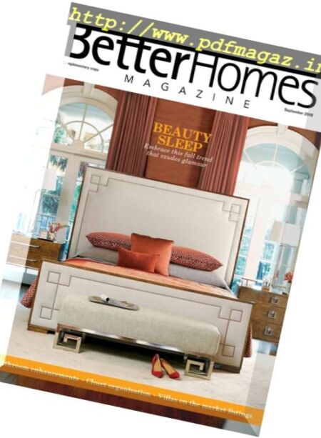 Better Homes – September 2016 Cover