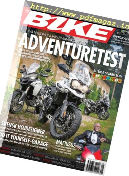 Bike Sweden – Nr.8, 2016 Cover