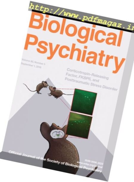 Biological Psychiatry – 1 September 2016 Cover