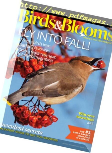 Birds & Blooms – October-November 2016 Cover