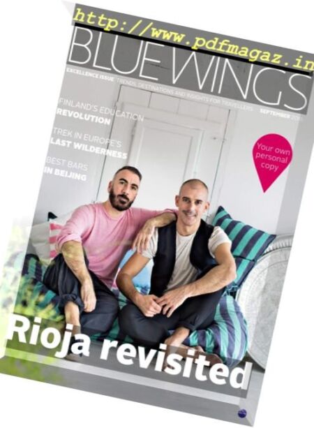Blue Wings – September 2016 Cover