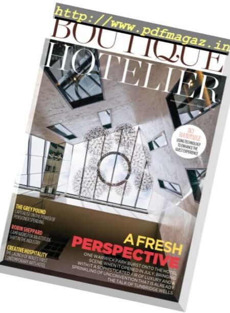 Boutique Hotelier – September 2016 Cover