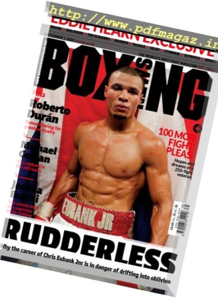 Boxing News – 1 September 2016 Cover