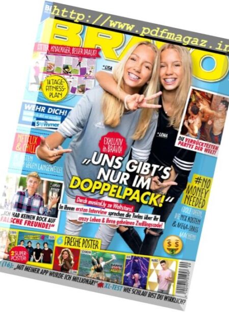 Bravo – 14 September 2016 Cover