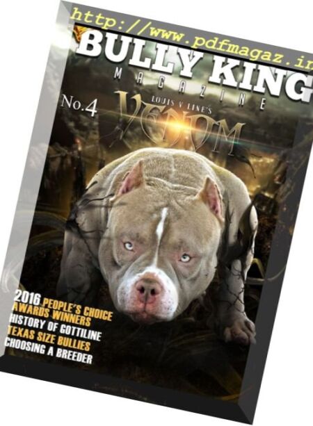 Bully King Magazine – Issue 4, 2016 Cover