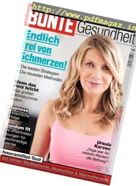 Bunte Gesundheit – Nr.3, 2016 Cover