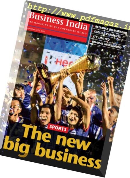 Business India – 12 September 2016 Cover