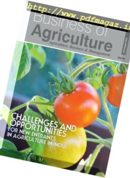 Business Of Agriculture – July-August 2016
