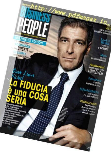 Business People – Ottobre 2016 Cover