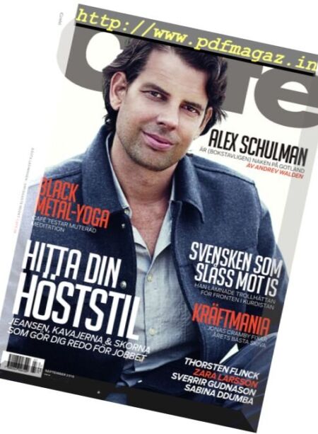 Cafe – September 2016 Cover