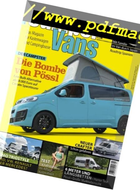 CamperVans – Nr.5, 2016 Cover