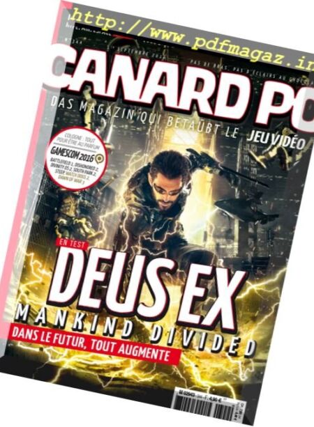 Canard PC – 1 Septembre 2016 Cover