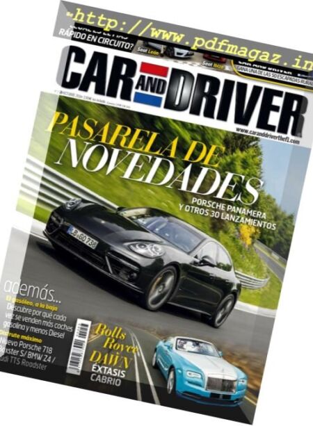 Car and Driver Spain – Octubre 2016 Cover