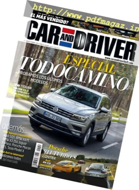 Car and Driver Spain – Septiembre 2016 Cover