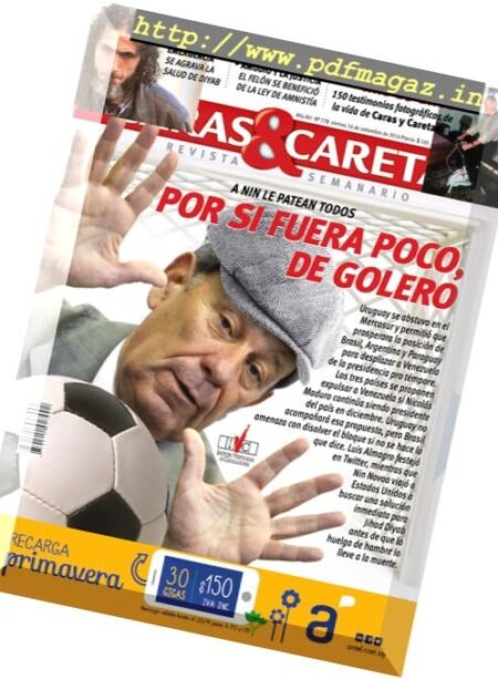 Caras & Caretas – 16 Septiembre 2016 Cover