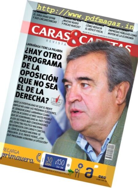 Caras & Caretas – 9 Septiembre 2016 Cover