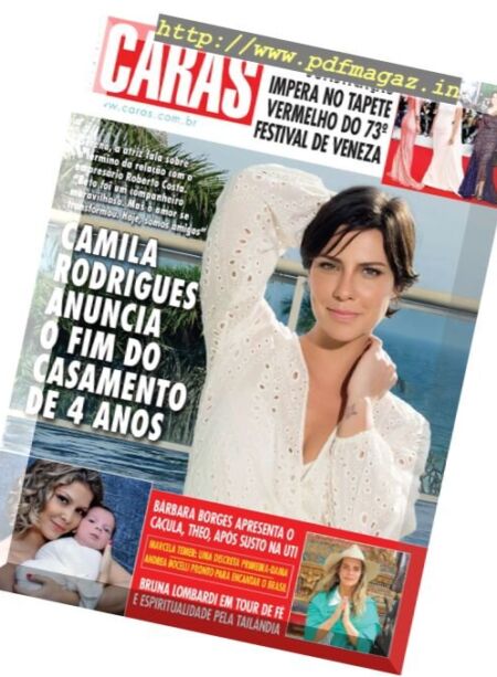 Caras Brazil – 16 Setembro 2016 Cover