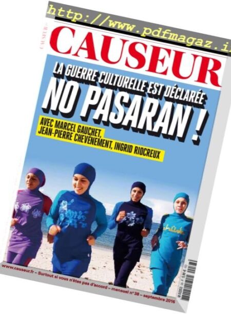 Causeur – Septembre 2016 Cover
