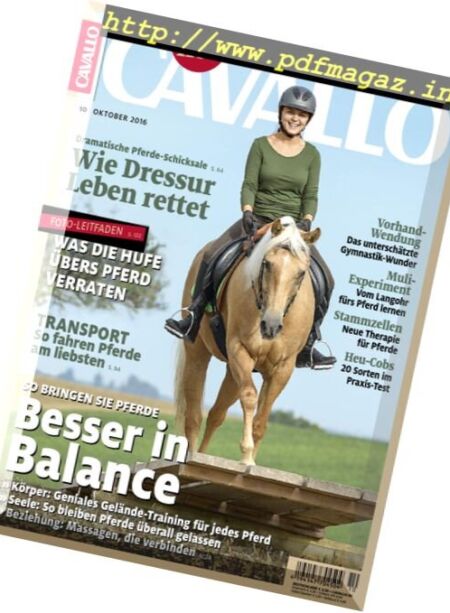 Cavallo – Oktober 2016 Cover