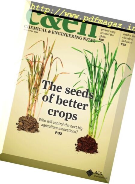 Chemical & Engineering – 29 August 2016 Cover