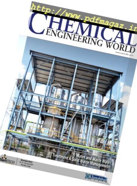 Chemical Engineering World – September 2016 Cover