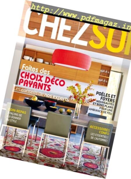 Chez Soi – Octobre 2016 Cover