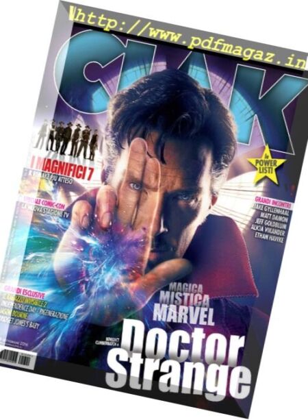 Ciak – Settembre 2016 Cover
