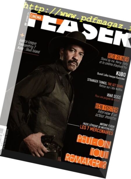 Cinema Teaser – Septembre 2016 Cover