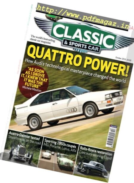 Classic & Sports Car UK – October 2016 Cover