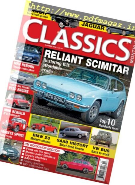 Classics Monthly – October 2016 Cover