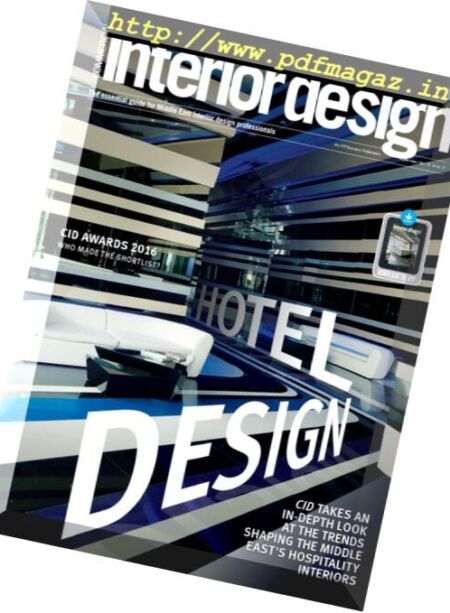 Commercial Interior Design – September 2016 Cover