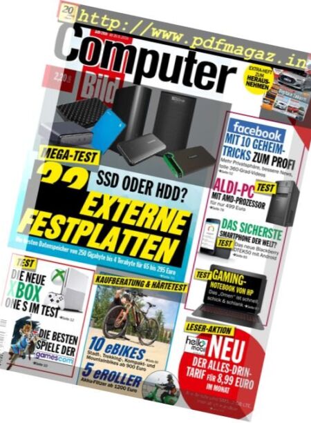 Computer Bild Germany – 20 August 2016 Cover