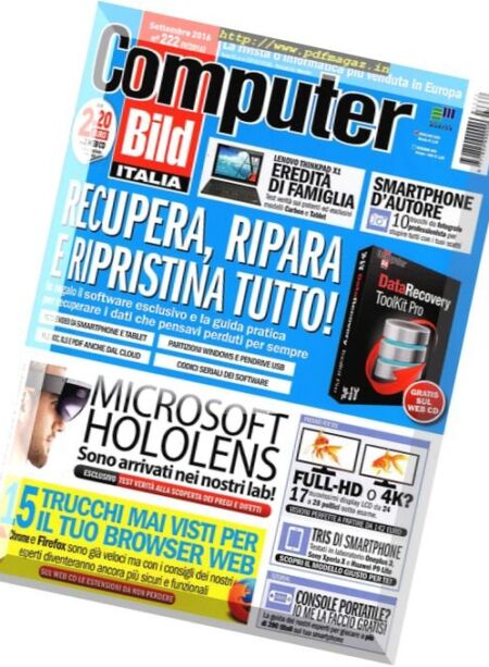 Computer Bild Italia – Settembre 2016 Cover