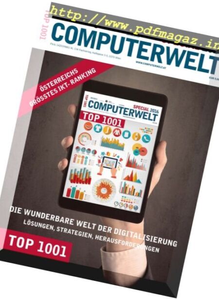 Computerwelt – Top 1001 – Special 2016 Cover