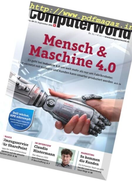 Computerworld Germany – 23 September 2016 Cover